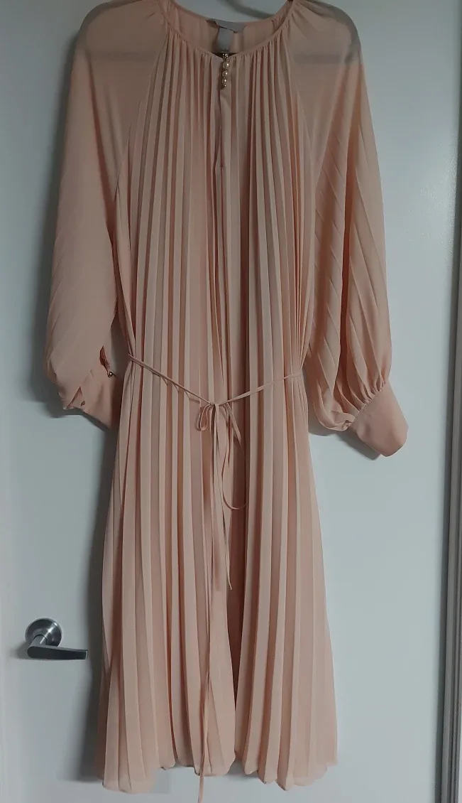 New H&M Pleated Dress - XL image indicator(2)