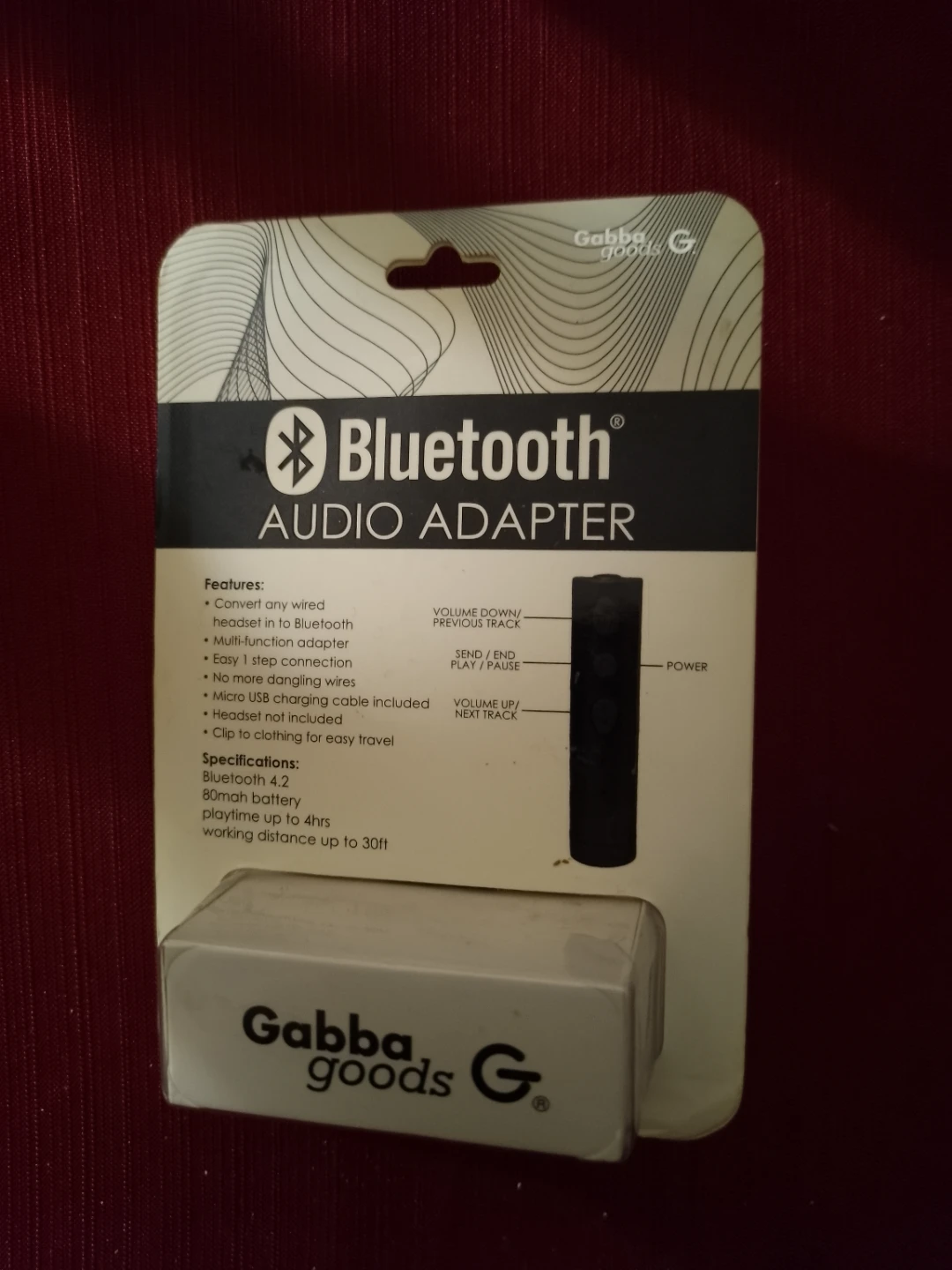 Gabba Goods Bluetooth Audio Adapter - New - photo 2