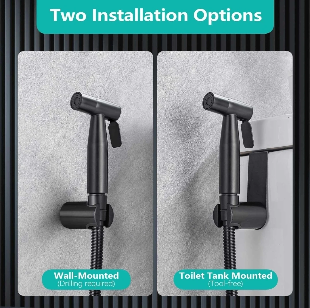 BARROCK Bidet Sprayer - Matte Black - photo 3