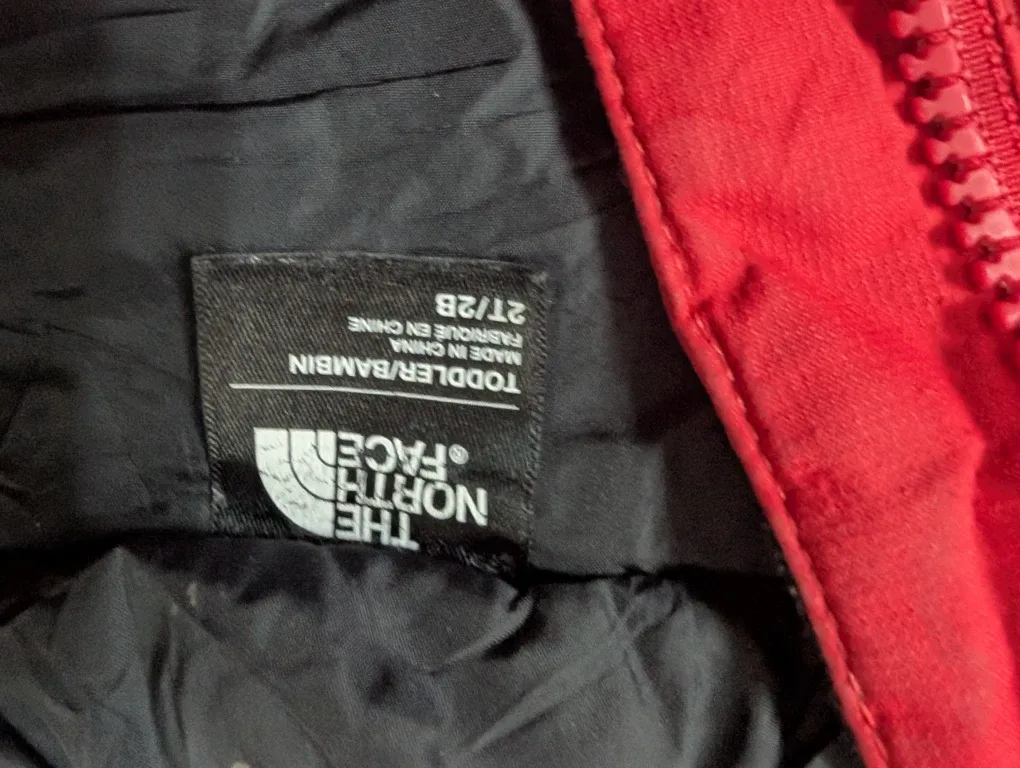 The North Face Toddler Jacket - Red & Grey image indicator(6)