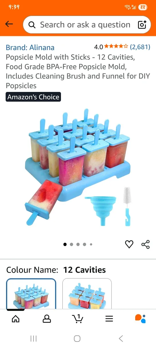 Popsicle Mold - New!