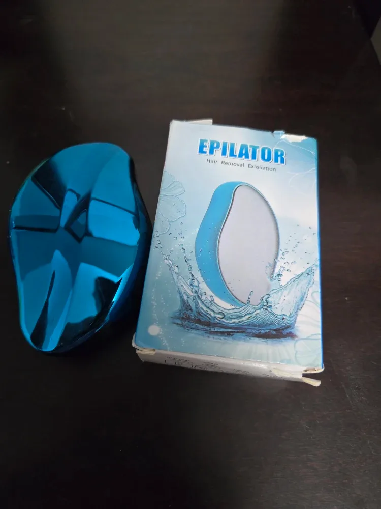 Blue Epilator Hair Removal Exfoliation Tool #Cleanout