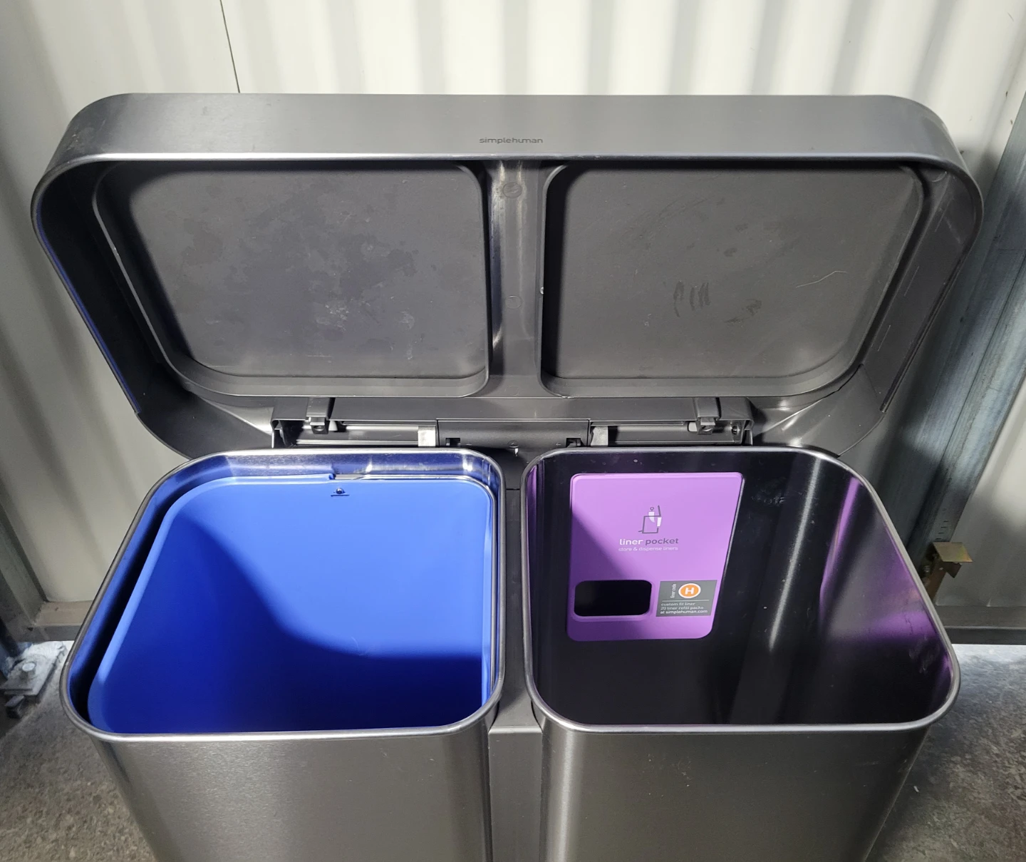 Dual Compartment Trash Can - photo 2