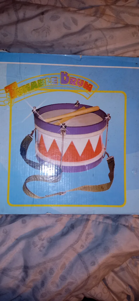 Vintage Tunable Drum with Box