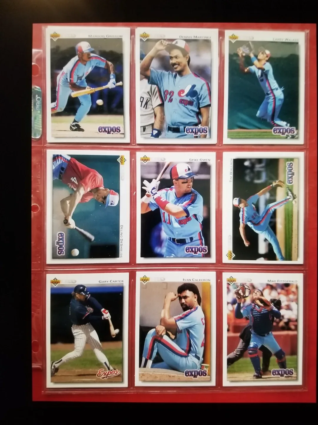 Montreal Expos Baseball Cards
