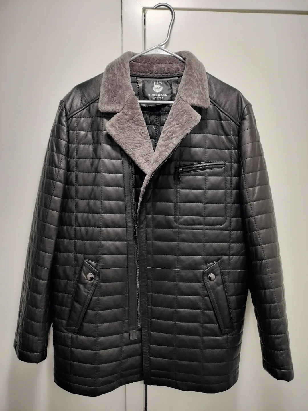 Men's Leather Jacket XL Brand New