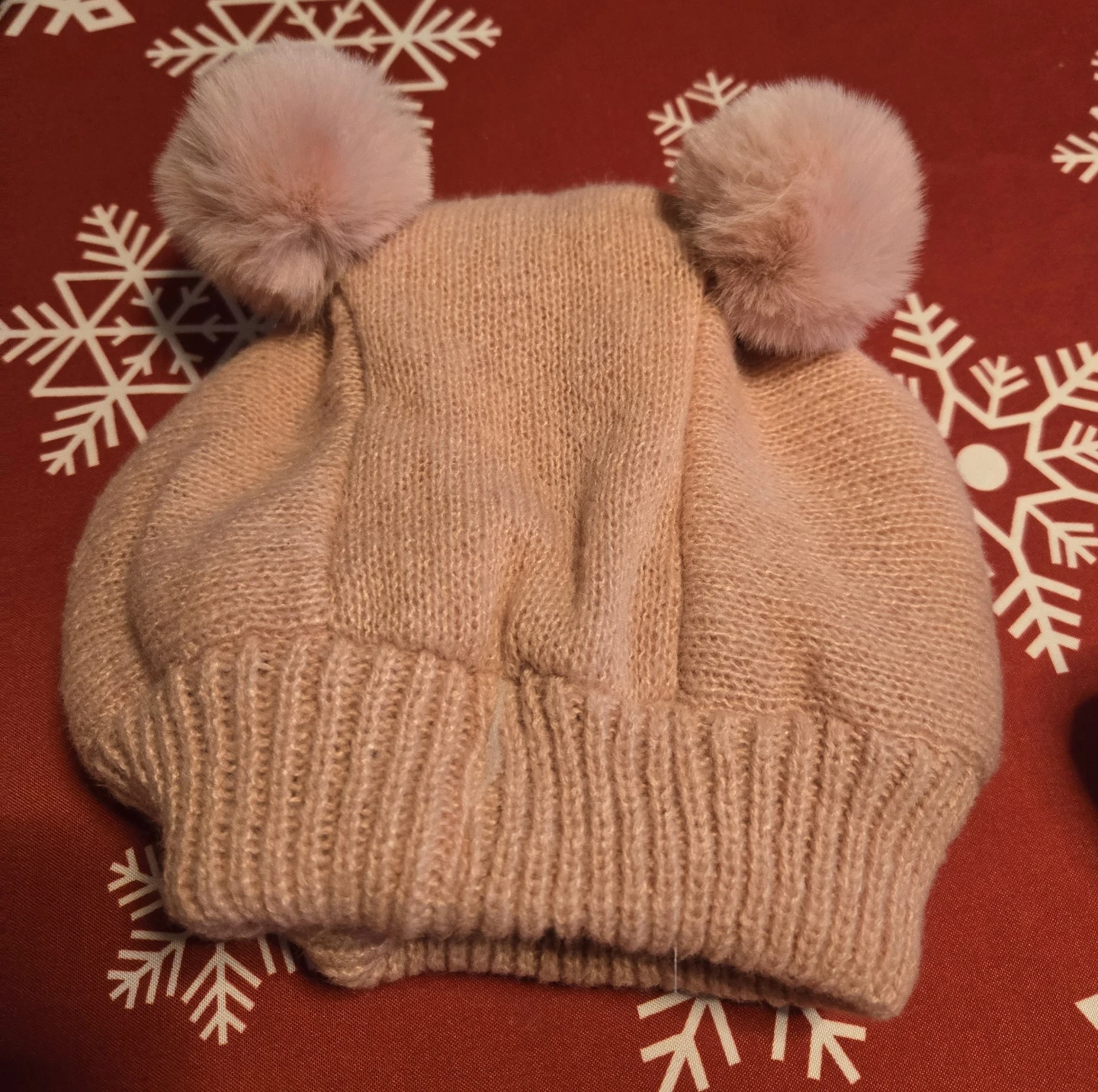 Pink Bear Pom Pom Beanie - photo 2