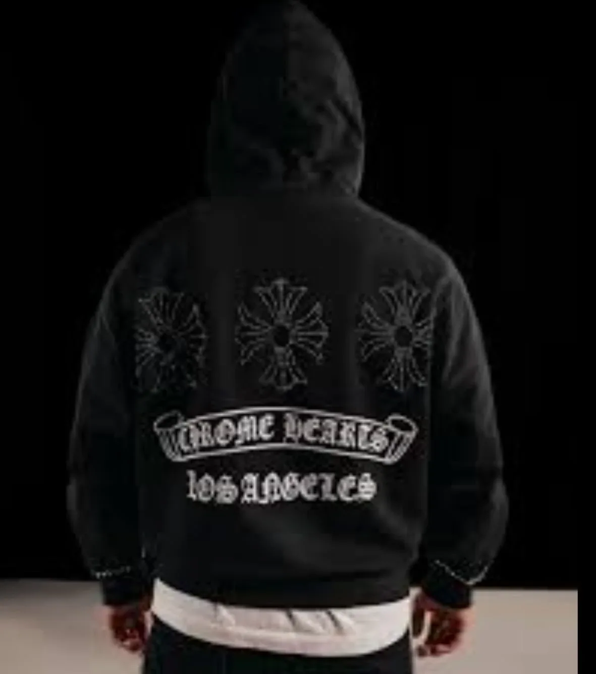 Chrome Hearts Los Angeles Black Hoodie image indicator(4)