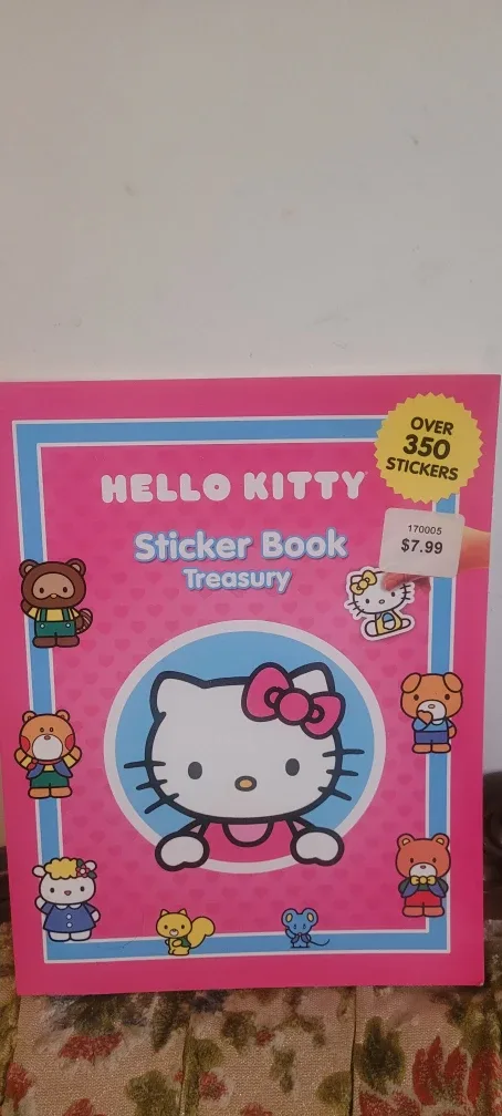 Hello Kitty Sticker Book Treasury #cleanout