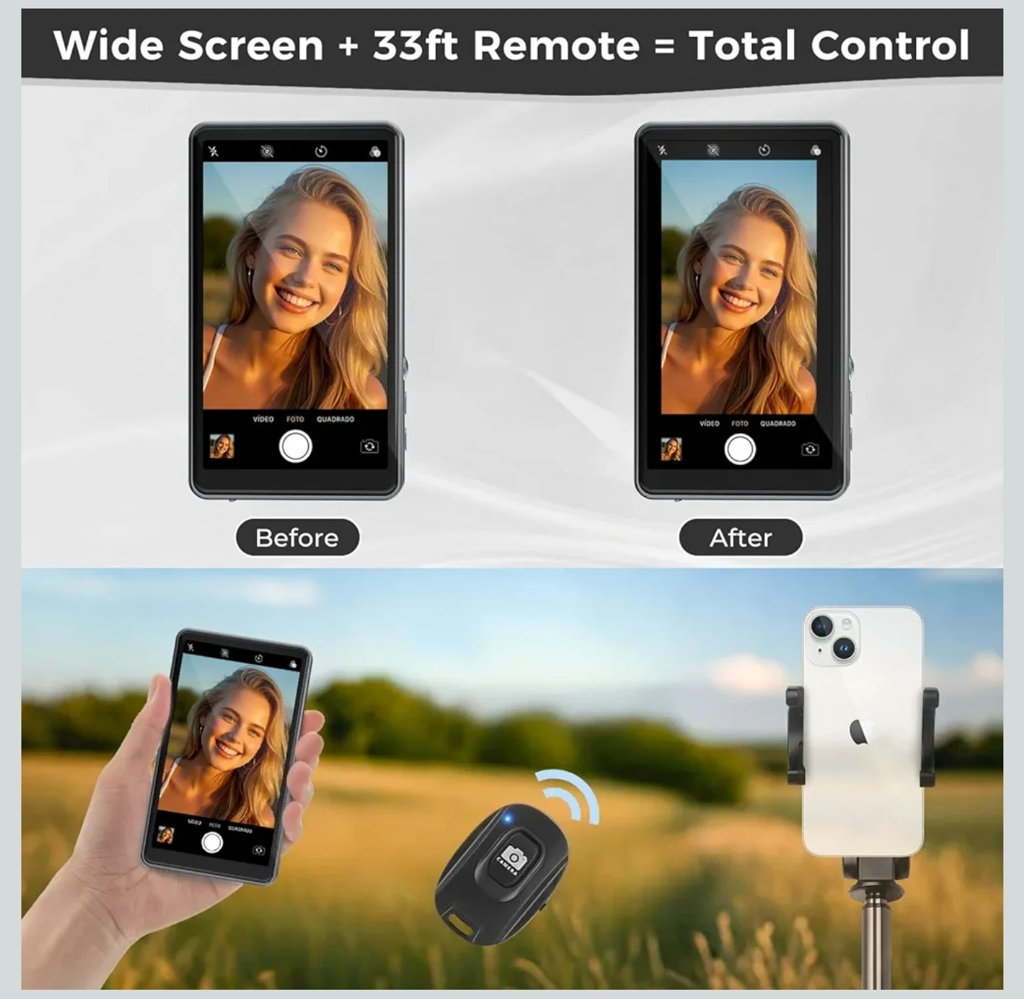 Wireless Selfie Monitor Screen - photo 4