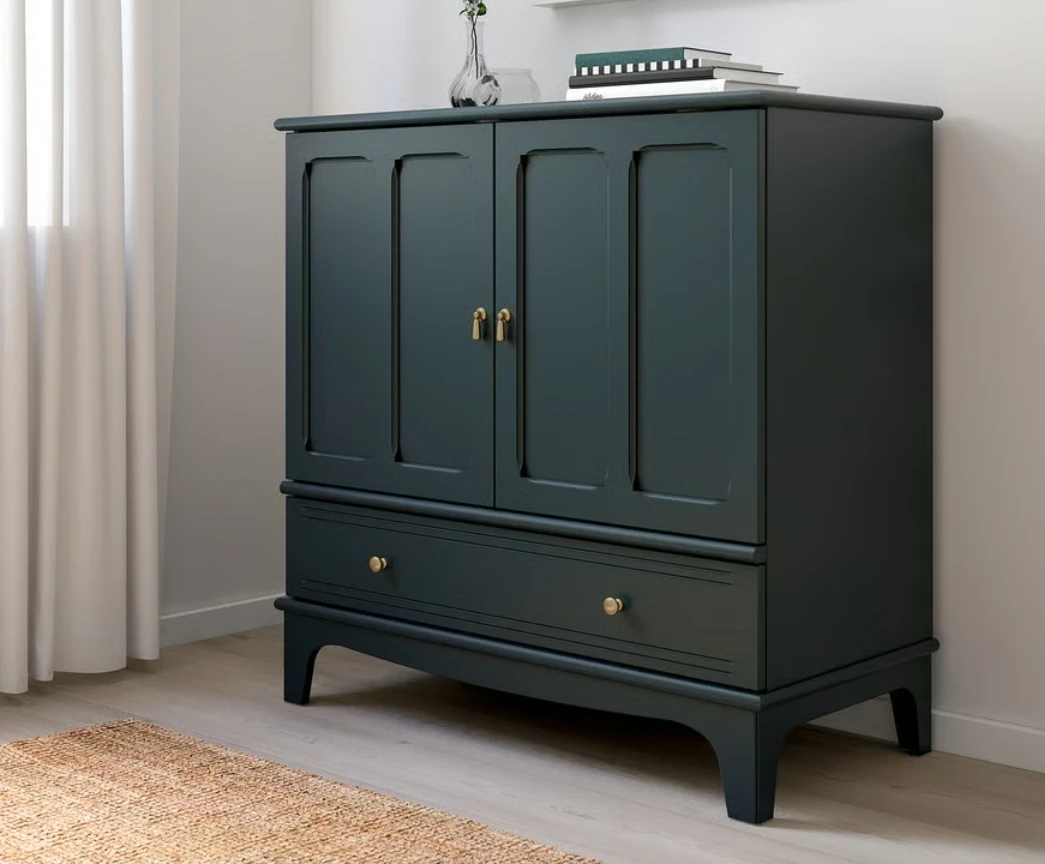 Dark green Cabinet with Doors & Drawer - photo 4