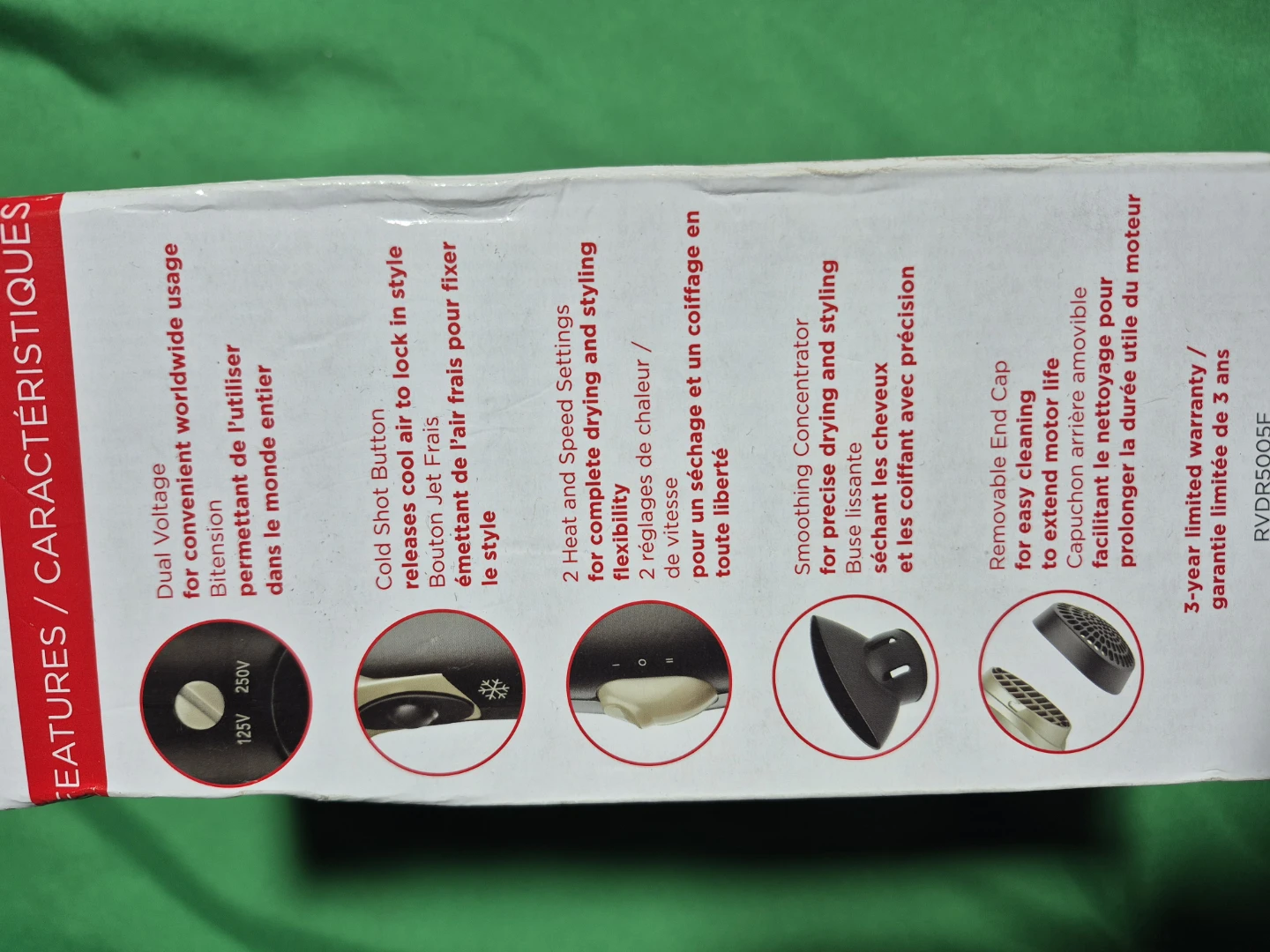 Revlon Compact Convenience Travel Hair Dryer - photo 2