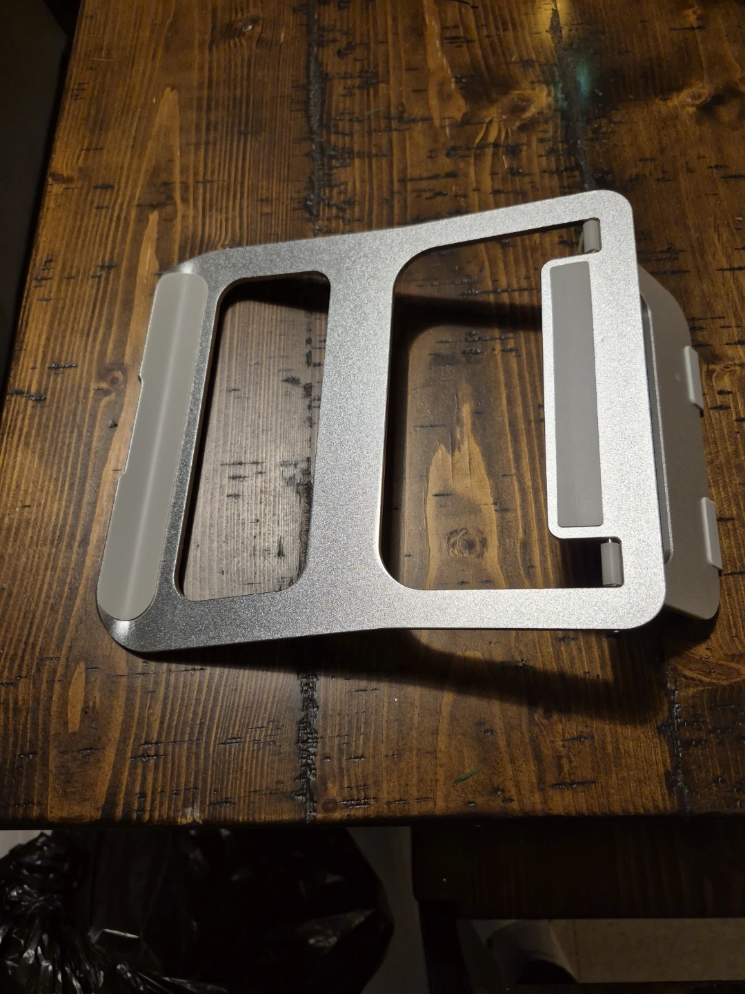 Silver Aluminum Laptop Stand - photo 2