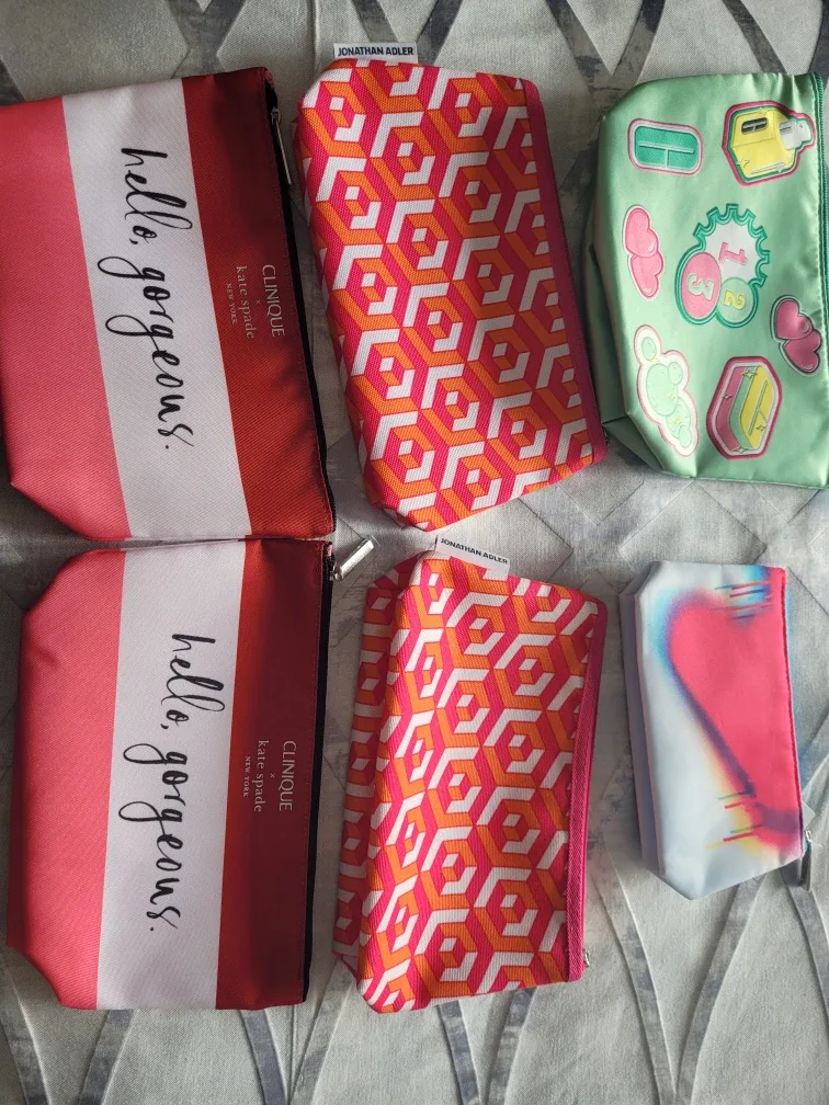Makeup Bags: Clinique, Kate Spade, Jonathan Adler