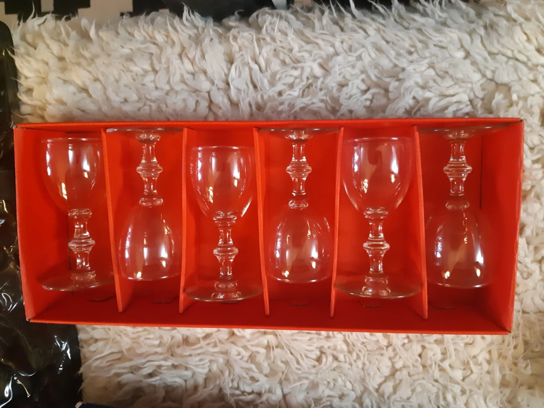 Cristal d'Arques Longchamp 6 Wine Glasses - photo 2