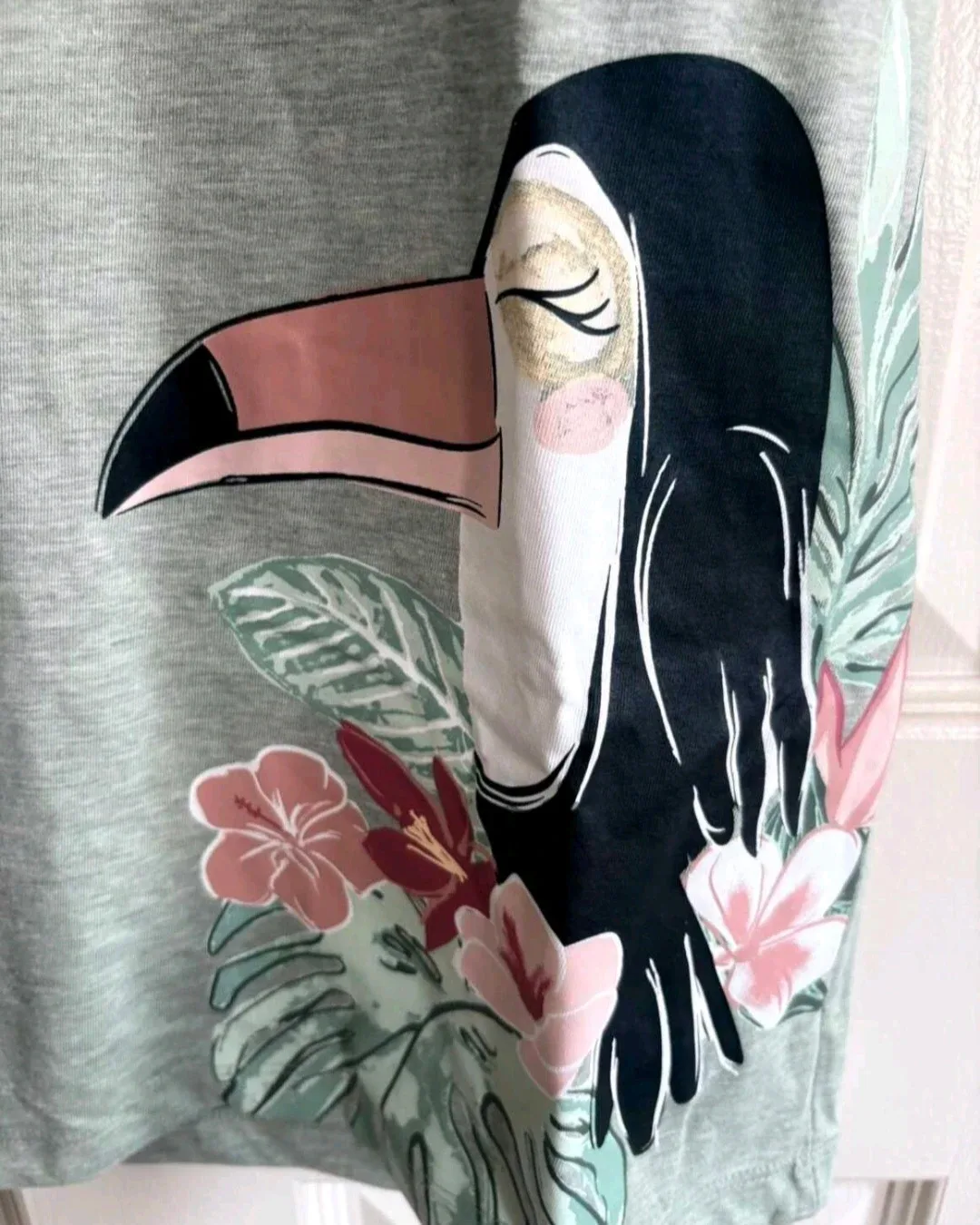 la Vie en Rose T-Shirt Dress - Size L #Cleanout image indicator(3)