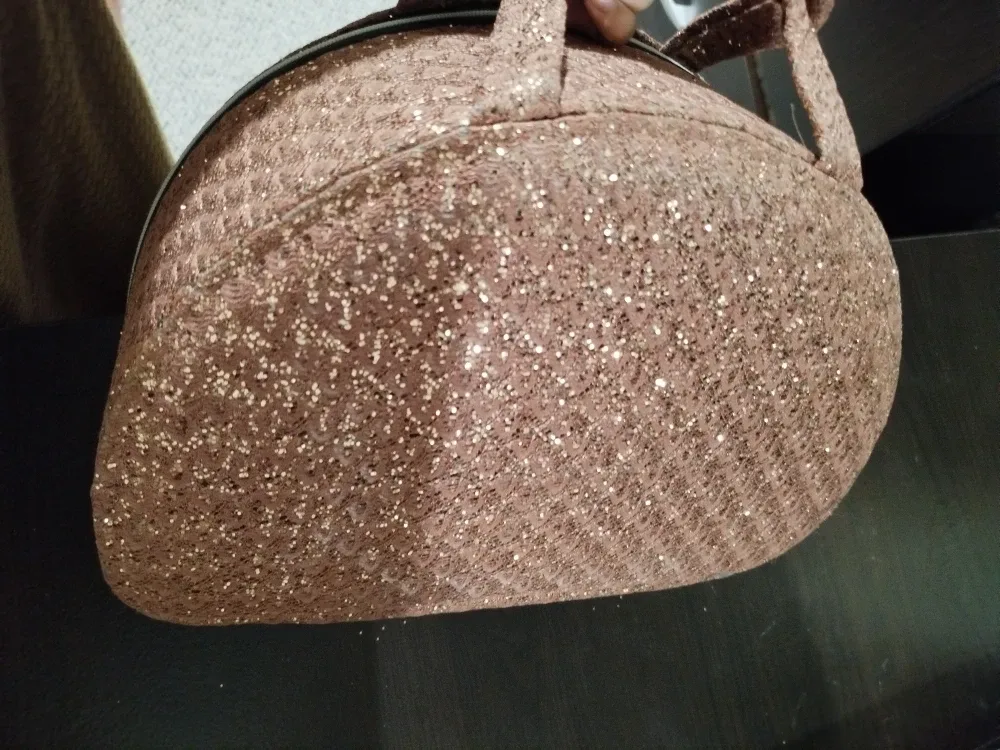 Versace Glitter Cosmetic Bag