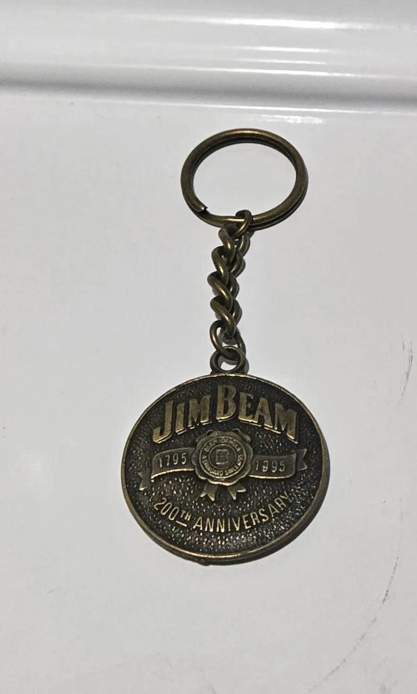 Jim Beam 200th Anniversary Keychain & Shot Glasses image indicator(2)