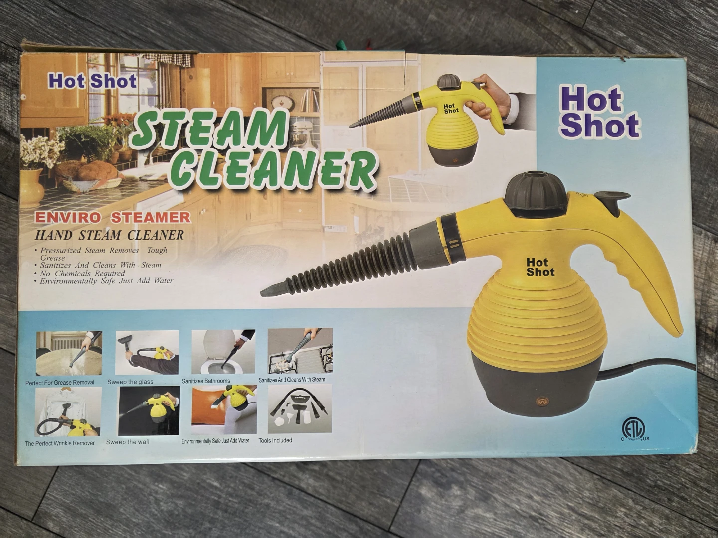 Price reduced! Hot Shot Steam Cleaner - New in Box!