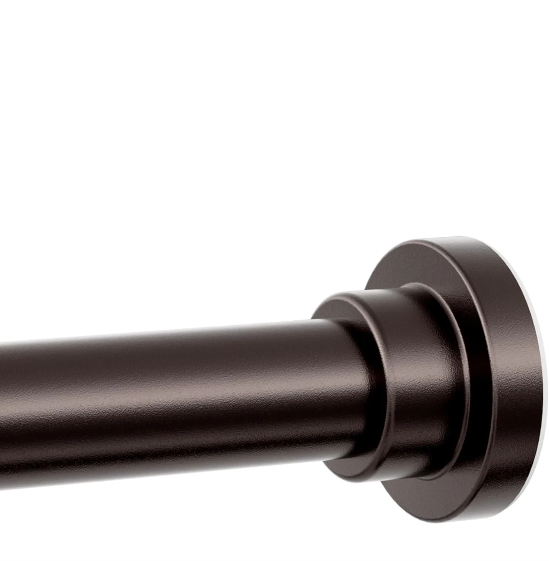 Adjustable Curtain Rod Heavy Duty 19"-89" Bronze