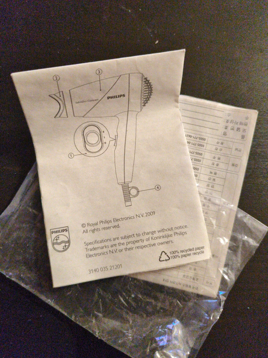 Philips SalonDry Compact Hair Dryer - Like New! - photo 5