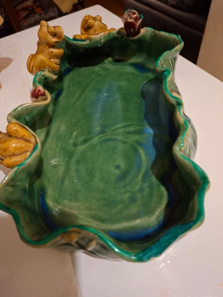 #Cleanout-Frog Pond Ceramic Dish image indicator(4)