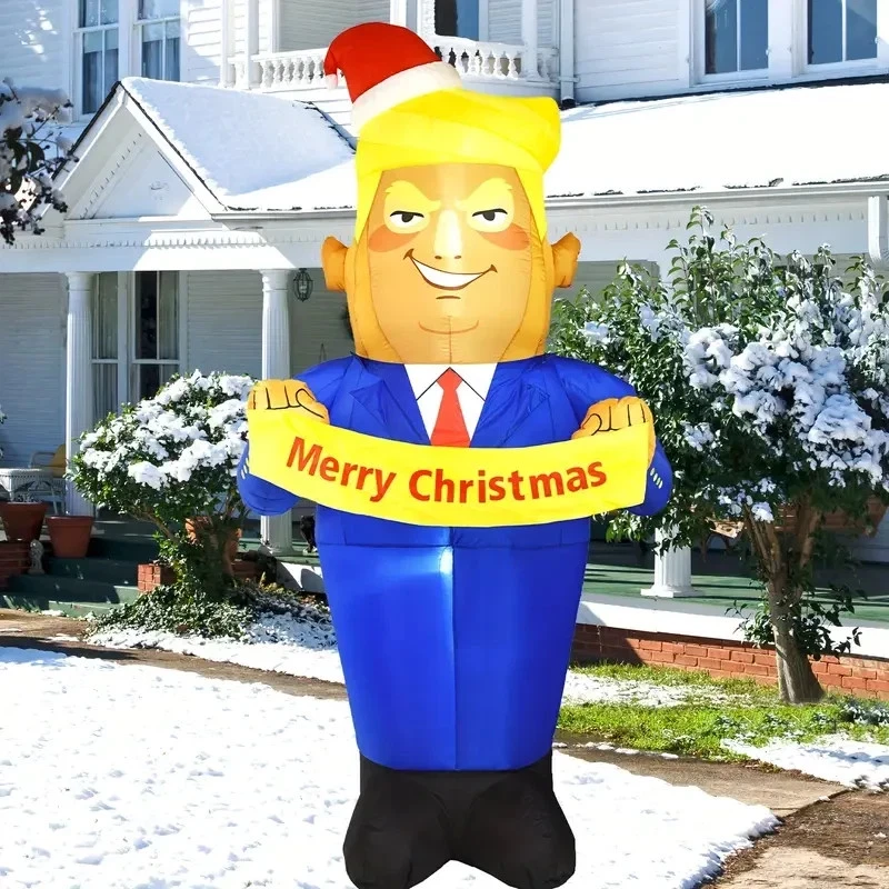 Trump Christmas inflatable