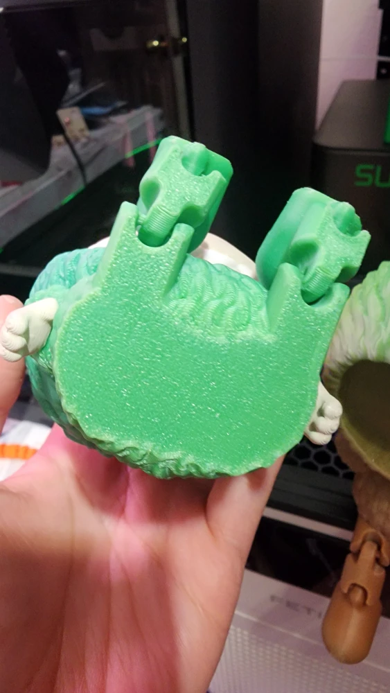 3D Printed Articulated Labubu Figure (Assembled/Hand Painted) - photo 4
