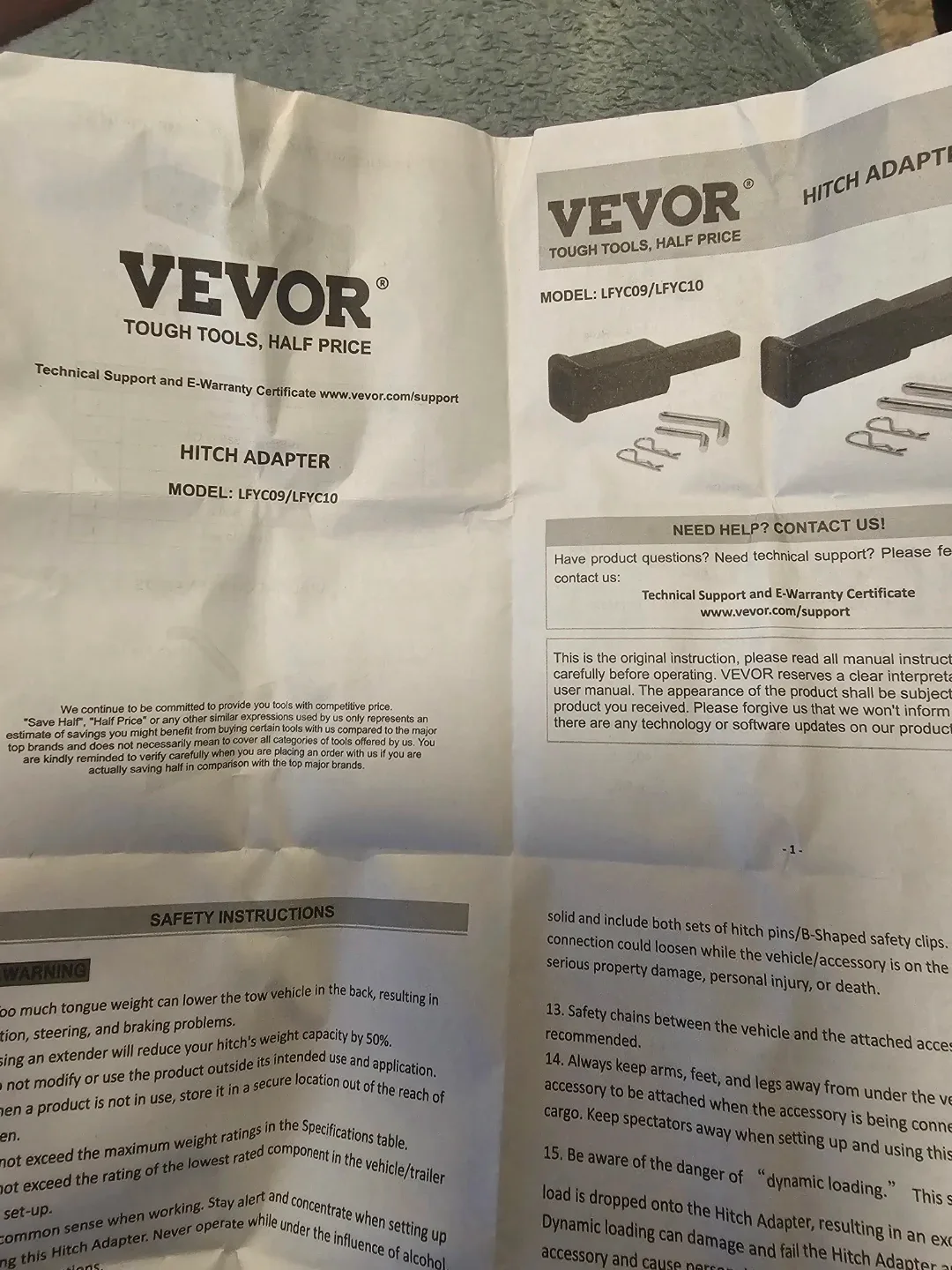 VEVOR Hitch Adapter LFYC09 image indicator(3)