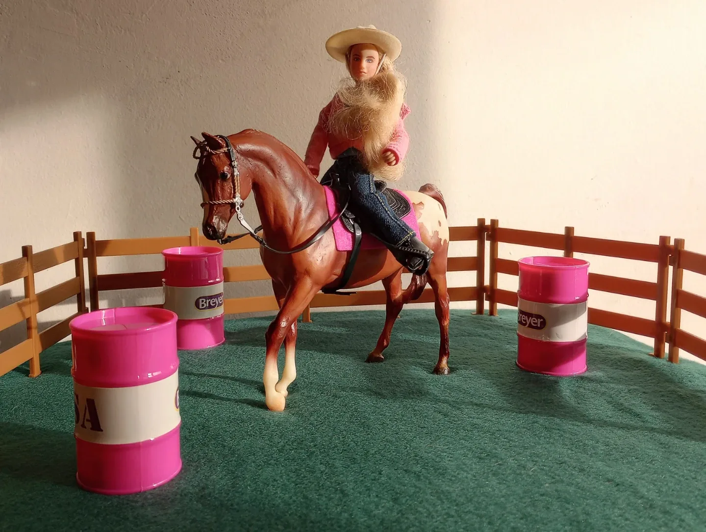 Breyer Barrel Racer Set