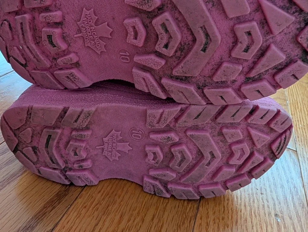 Girls Pink Winter Boots - Size 10 image indicator(4)