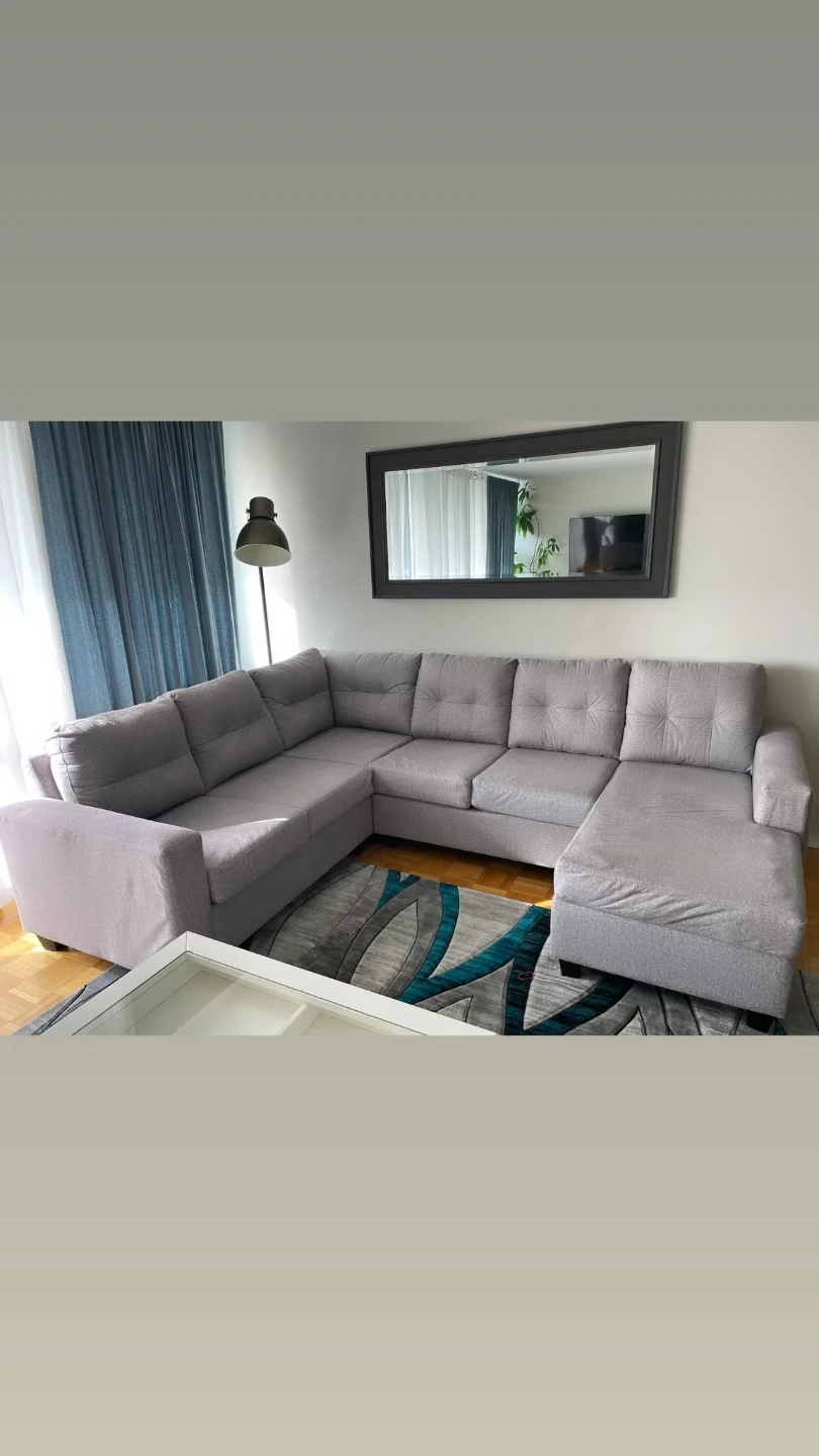 Grey Sectional Sofa Couch