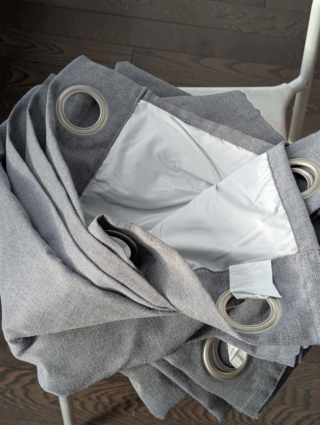 Blackout Curtains, Grey, 84 Inch Length