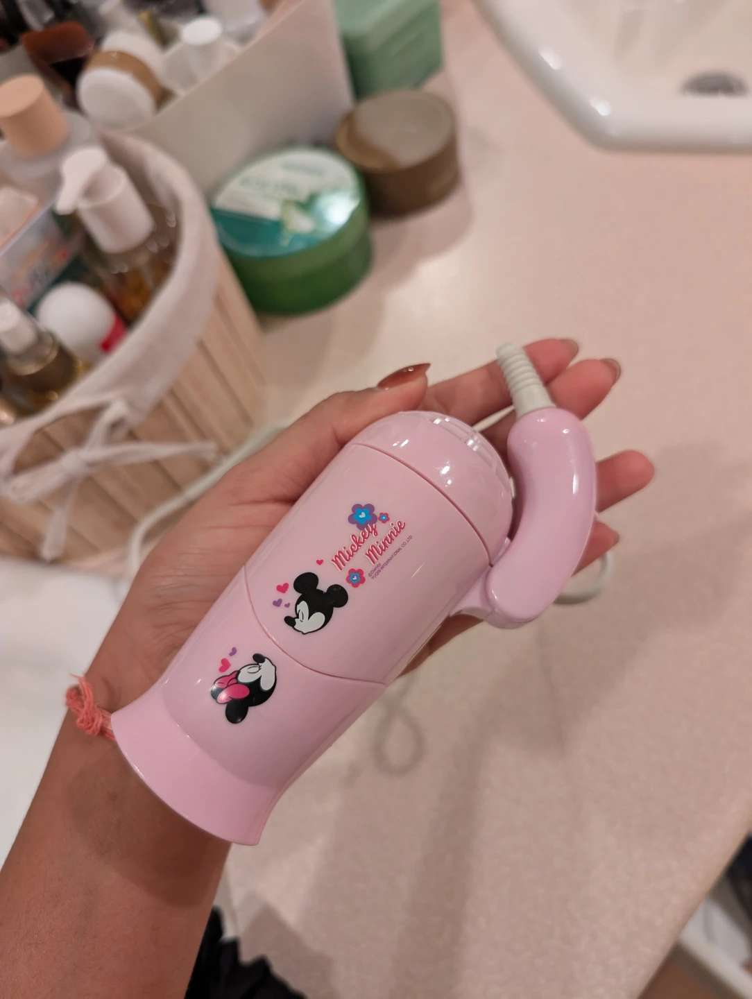 Mickey Mouse & Minnie Pink Hair Dryer - photo 2
