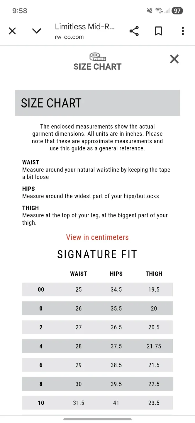 RW&CO. Red Pants - Size 00 image indicator(6)