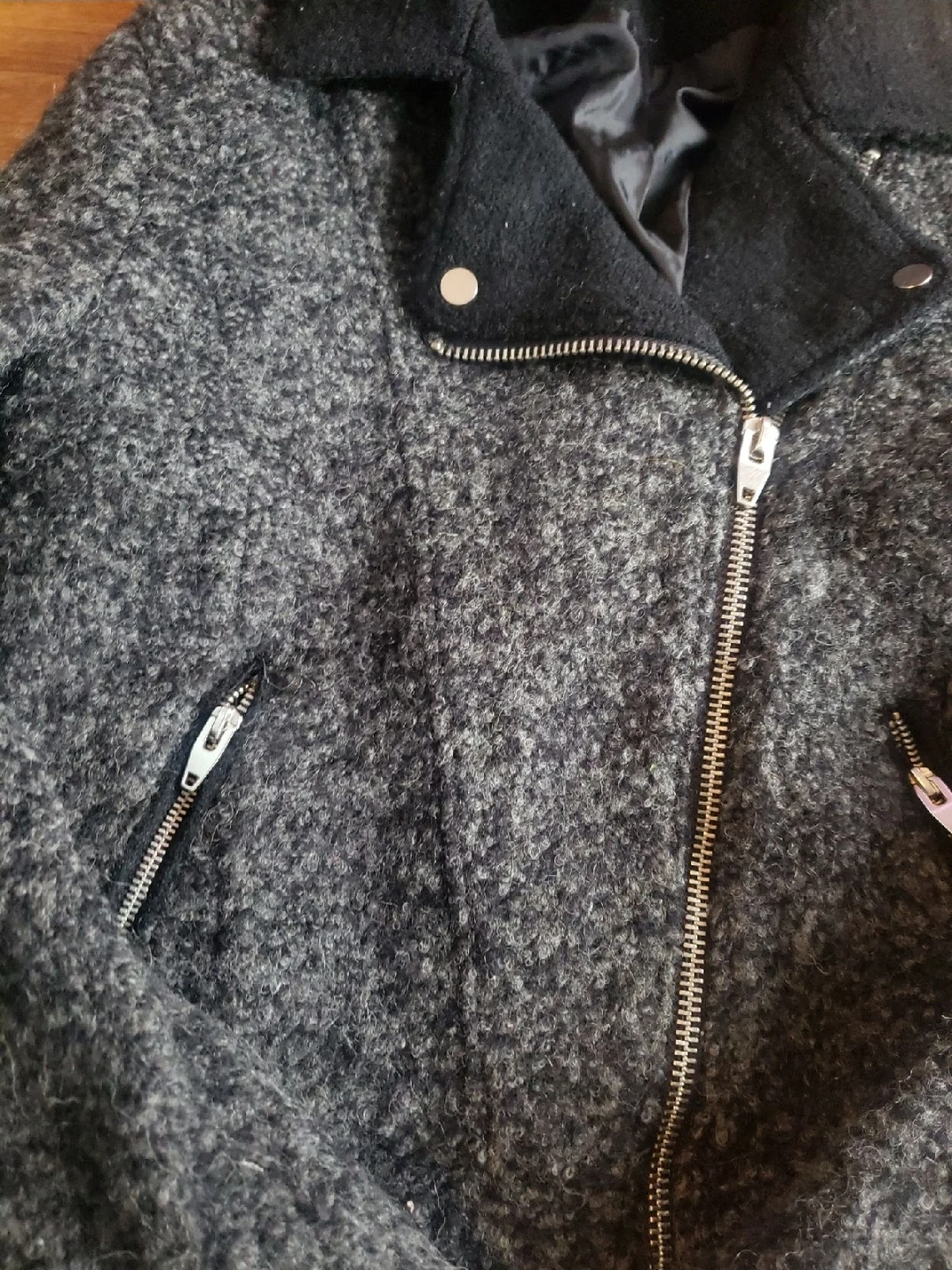 H&M Gray Moto Jacket - photo 2