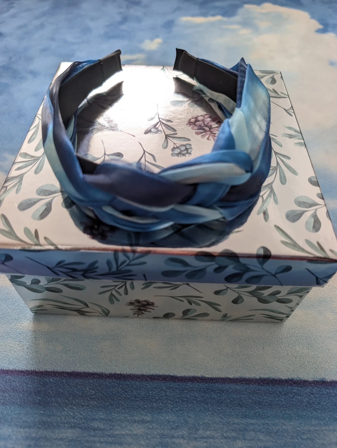 Blue Braided Headband - photo 3