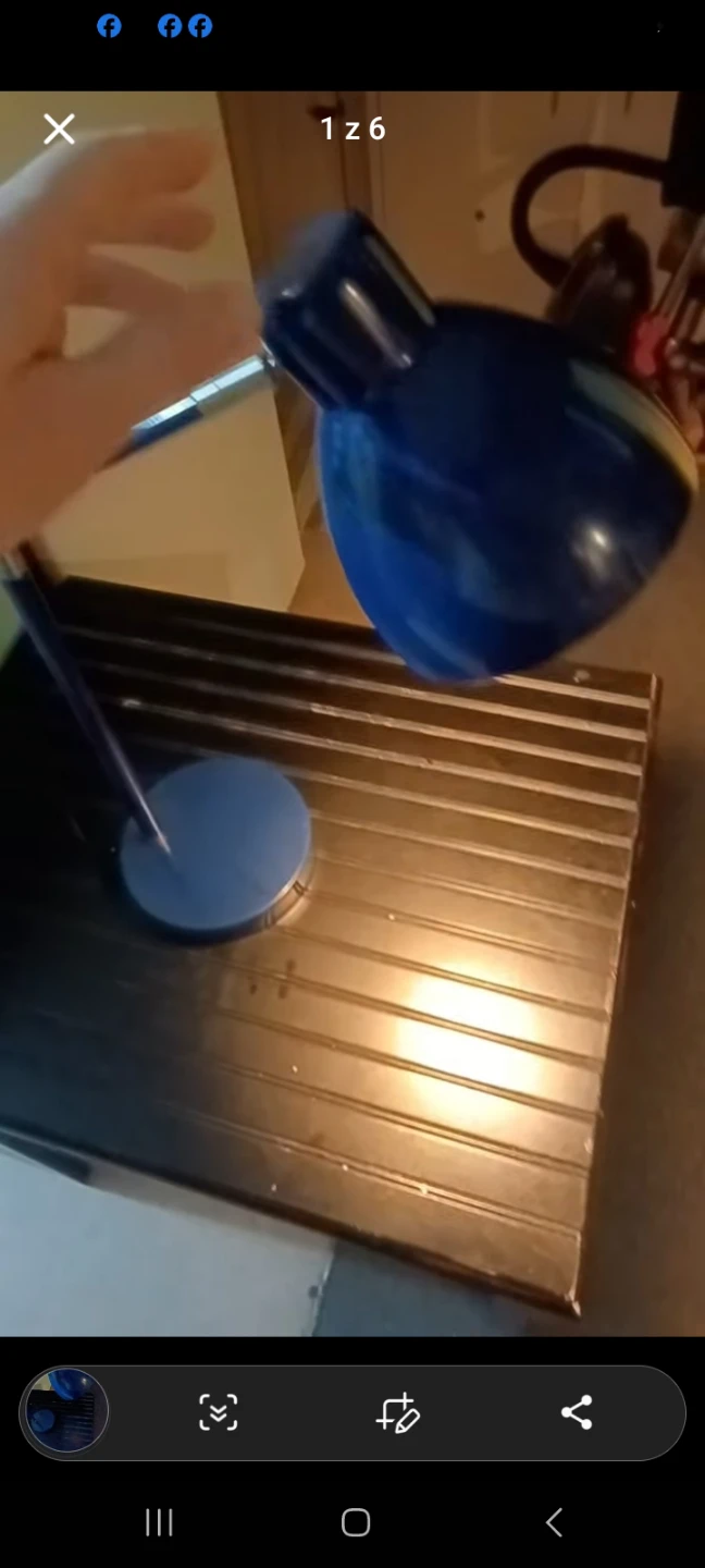 Touch Blue Desk Lamp - photo 4