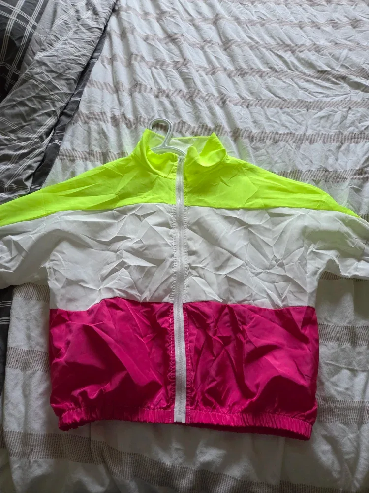 Neon Pink & Yellow Two-Piece Set Size Large #Cleanout image indicator(2)
