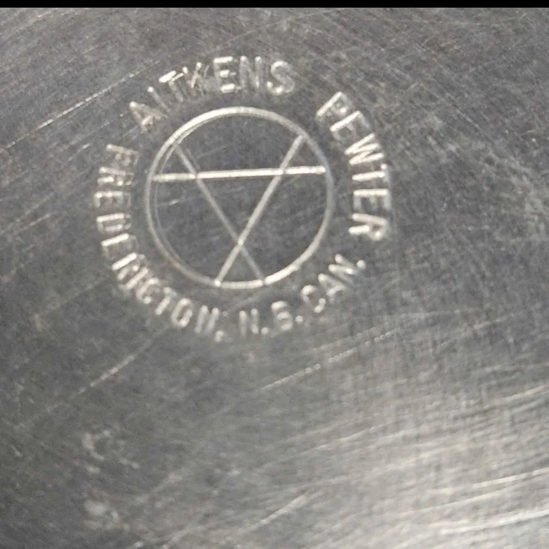 Vintage Aitkens Pewter Water Pitcher Solid Pewter image indicator(3)