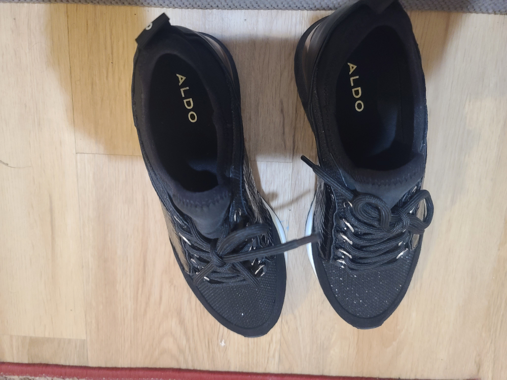 ALDO Black Sneakers, Size 6 - photo 3