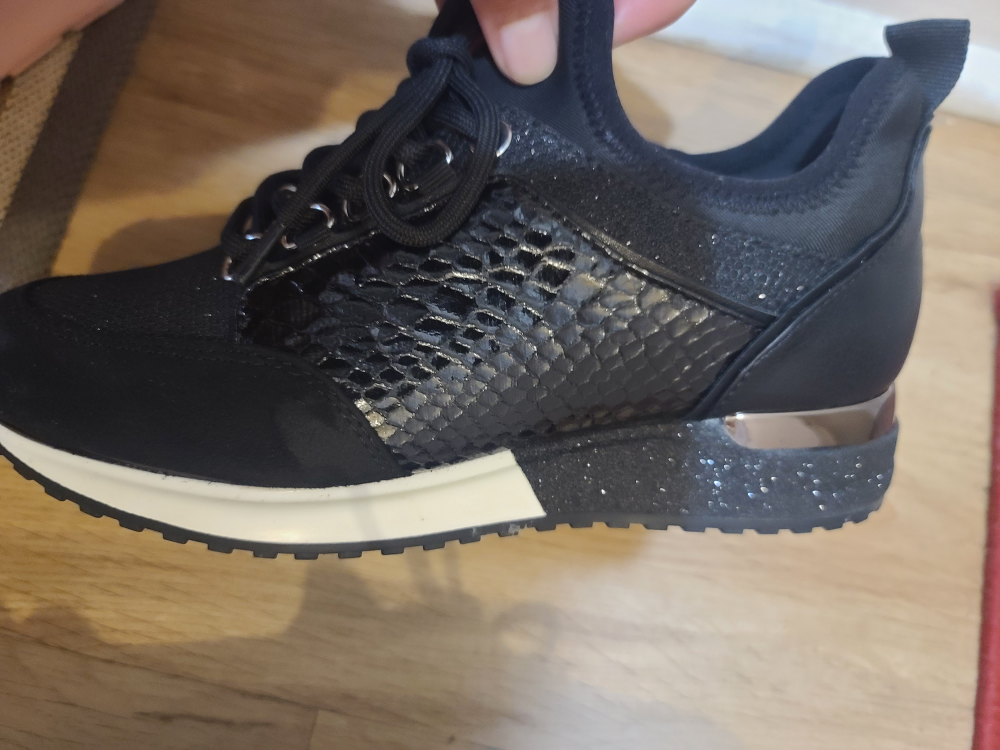 ALDO Black Sneakers, Size 6 - photo 5