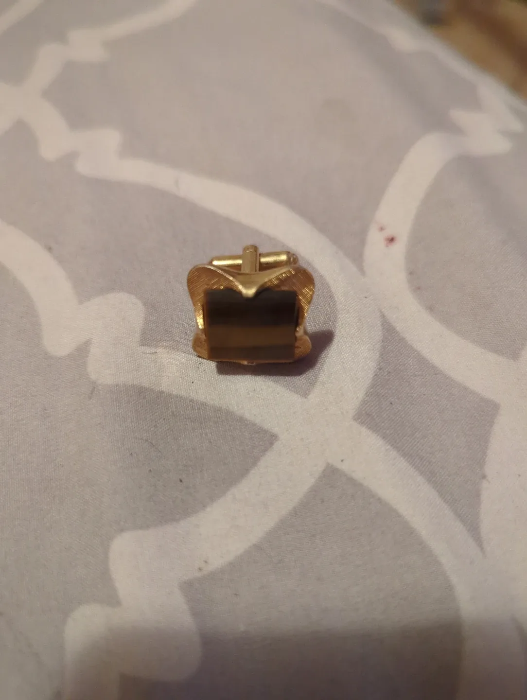 Gold Tone Cufflink