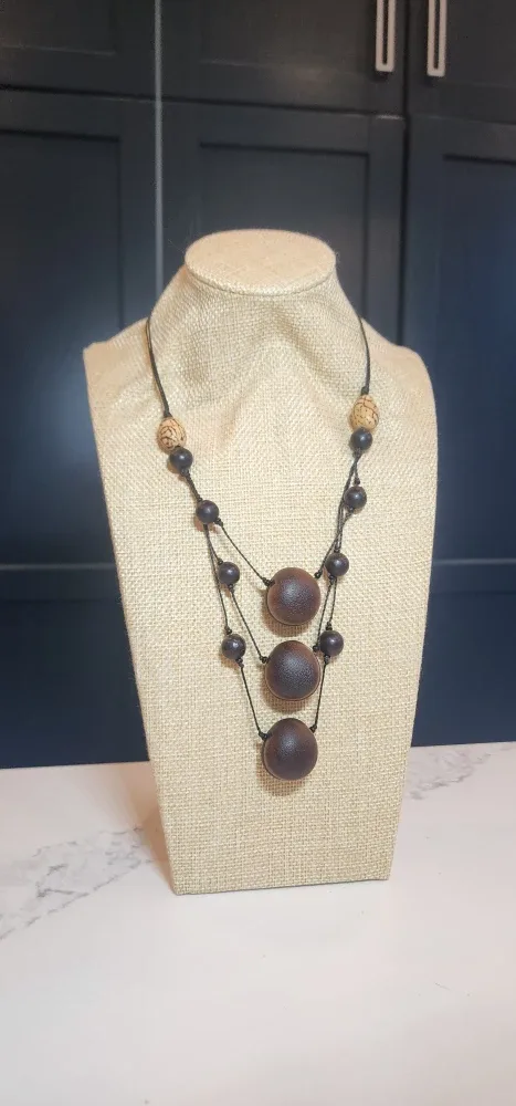 Brown Beaded Necklace