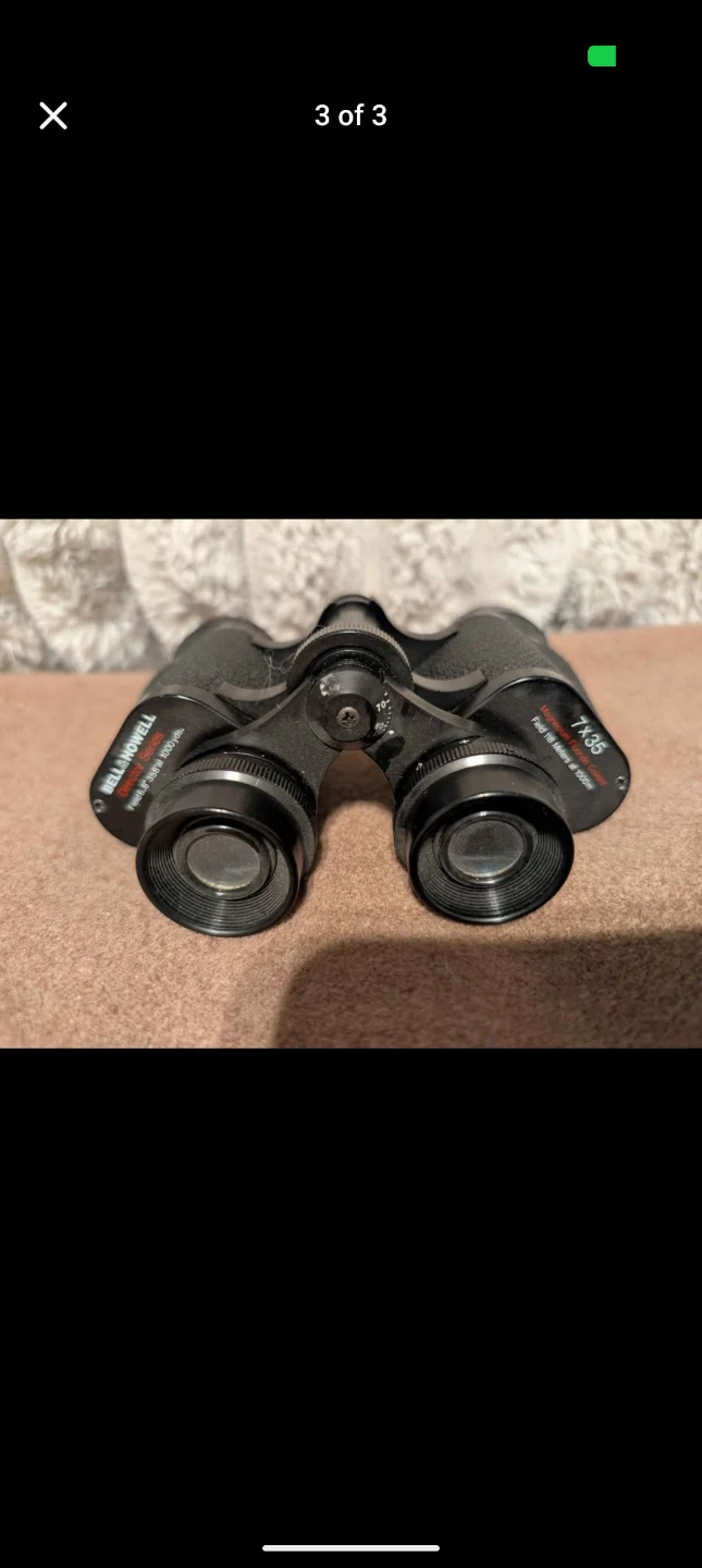 Bell & Howell TX35 Binoculars with Case