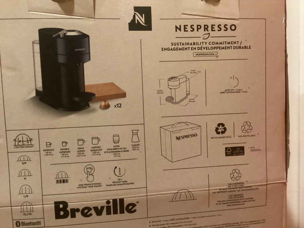 Nespresso Vertuo Next Coffee Machine - Like New! - photo 2