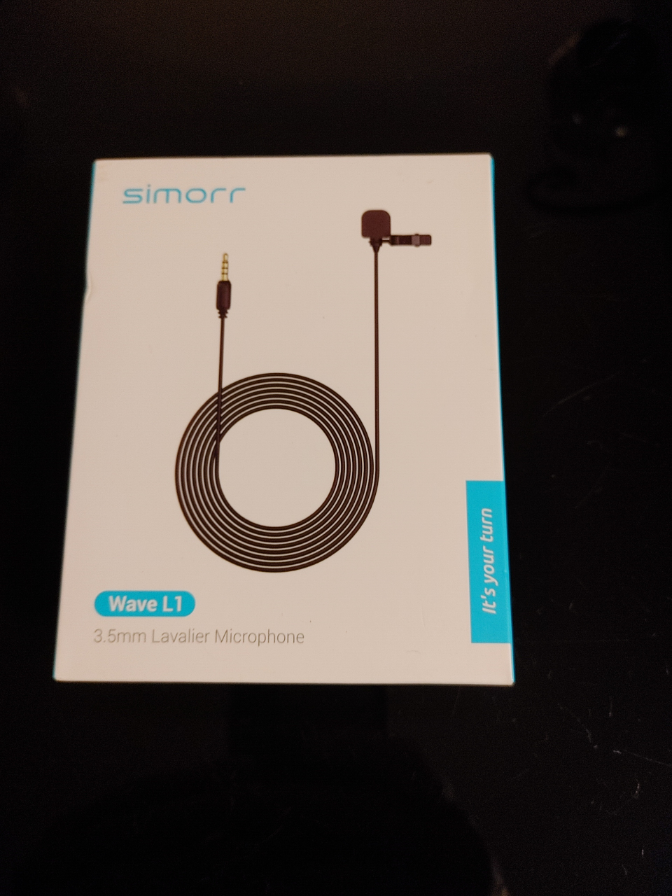 Lavalier Microphone - Black New