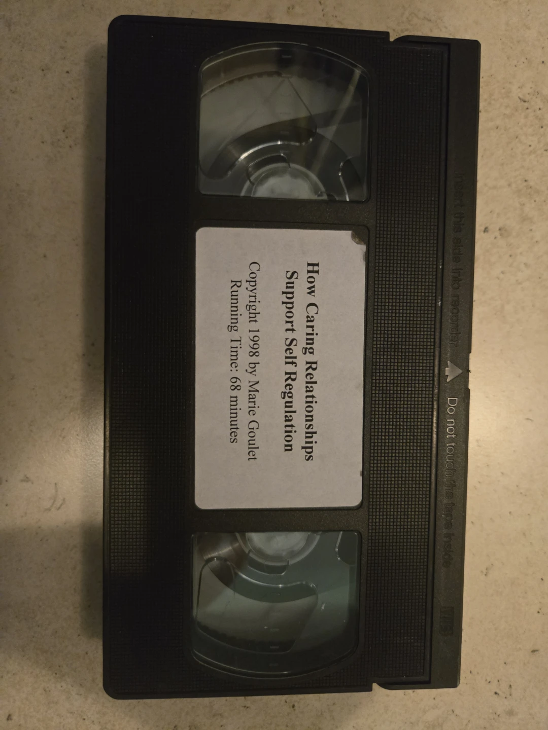 #gifting How Caring Relationships VHS Tape