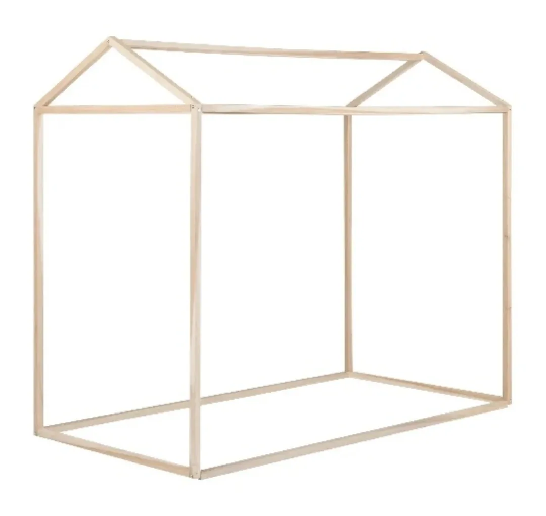 Wooden house bed frame, twin size image indicator(4)