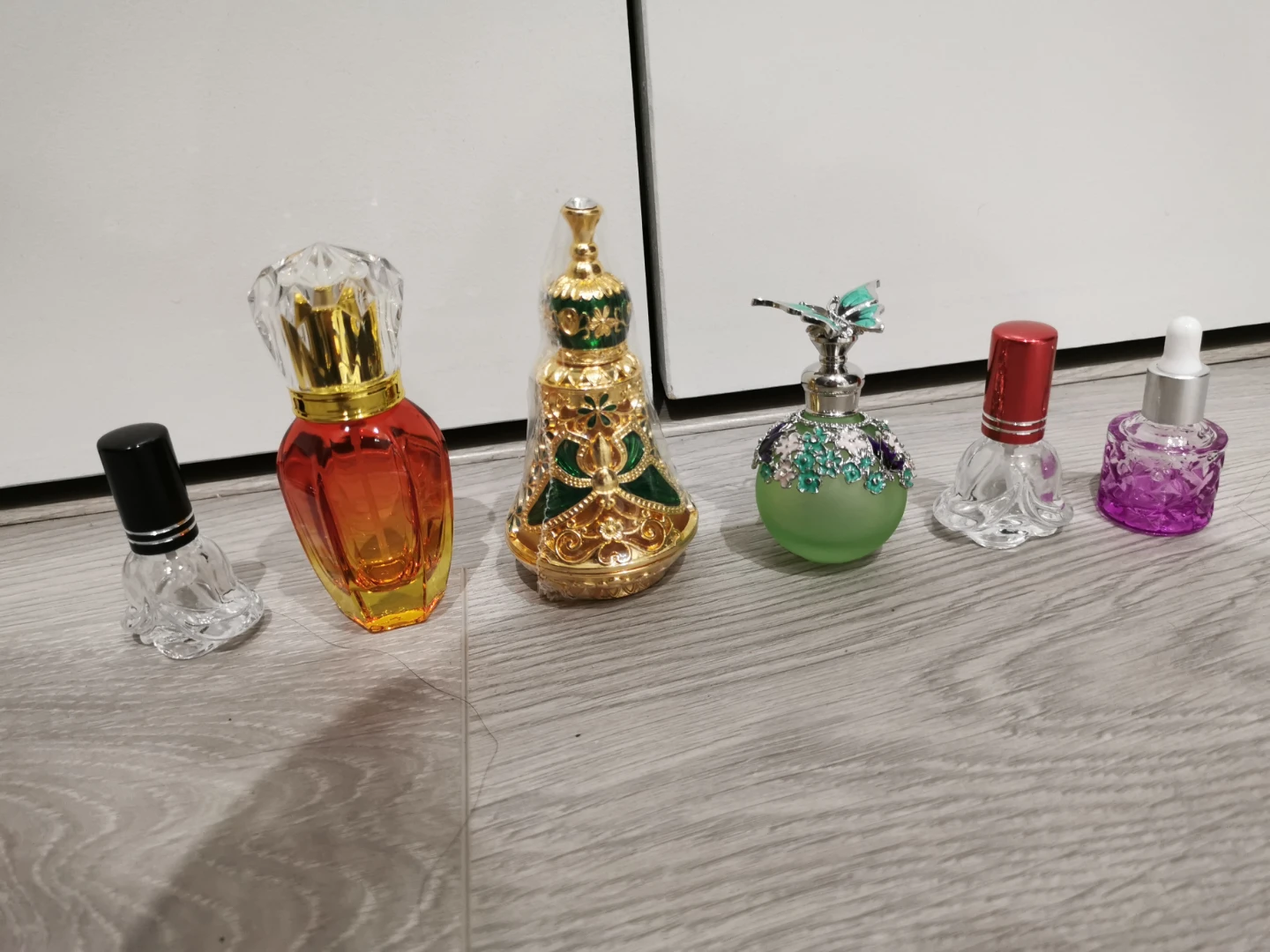 Assorted Empty Decorative Perfume Bottles - bundle 4
